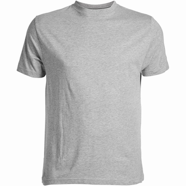 North 56°4 Basic T-shirt, effen grijs melée