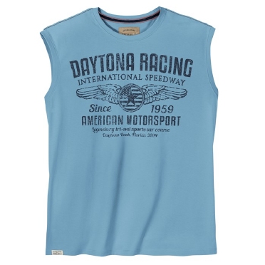 Redfield tanktop 'Daytona Racing', dusty sky