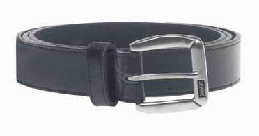 BLACK lederen broekriem KS812, kleur zwart