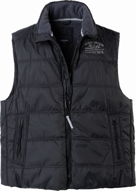 North 56°4 gevoerde bodywarmer, zwart