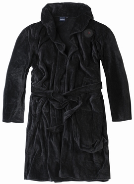 North 56°4 Zware kwaliteit badjas, zwart