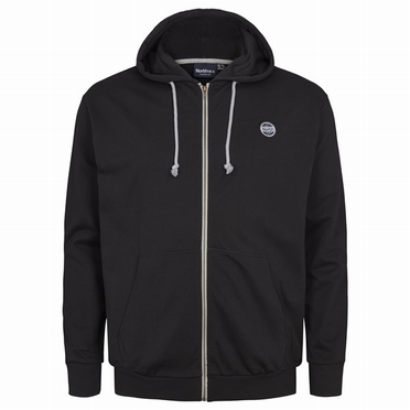 North 56°4 Cardigan met capuchon, zwart
