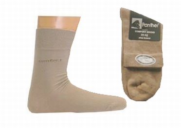 Panther Comfort sokken set van 2, bruin beige
