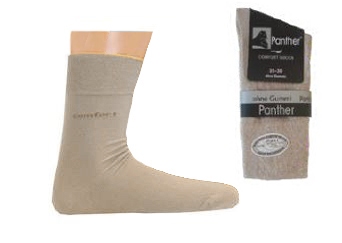 Panther Comfort sokken set van 2, huidkleurig