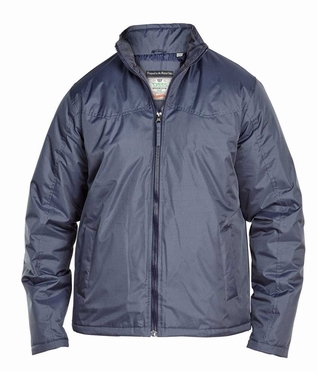 D555 licht gewatteerd winterjack, navy