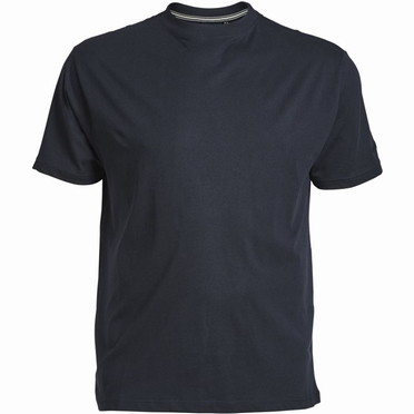 North 56°4 Basic T-shirt, effen navy blauw