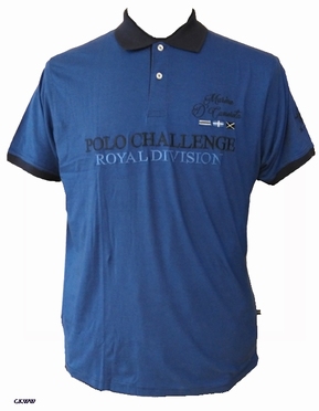 Meantime Polo 'Sailing Crew', navy blauw