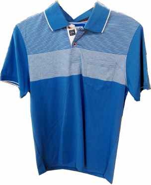 Meantime Polo Maritime met borstzakje, blauw