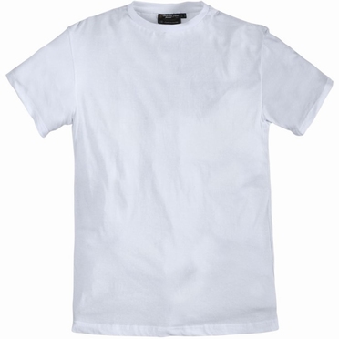 US T-shirts 2-pack, effen wit (2 stuks)