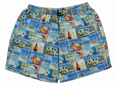 Zwemshort Hawaii, veelkleurig