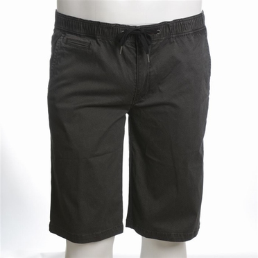 Replika stretch shorts m. elast. boord, zwart