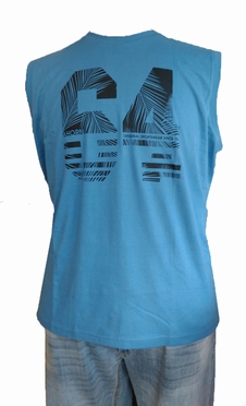 Ahorn Tanktop 'Palm 64', blauw