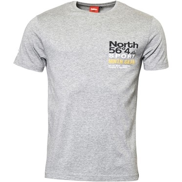 North 56°4 Sport T-shirt MNTN, grijs melée