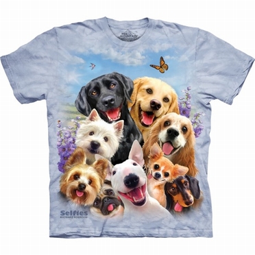 T-shirt Puppy selfie