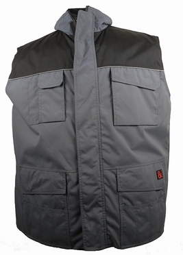 Werk Bodywarmer 2-in-1 Worker, antraciet