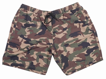 Zwemshort Camouflage, beige-groen-bruin