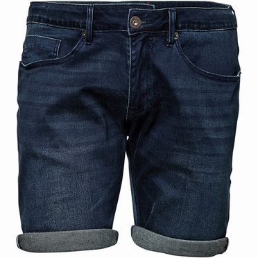 North 56°4 denim shorts stretch, dark blue wash