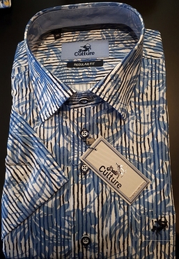 Culture overhemd KM MONTREAL, stripe/leaf