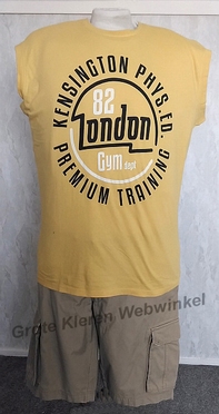 Redfield tanktop 'London 82', maisgeel