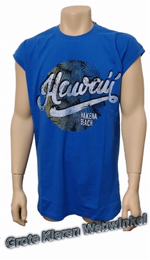 Redfield tanktop 'Marine', cobalt blauw