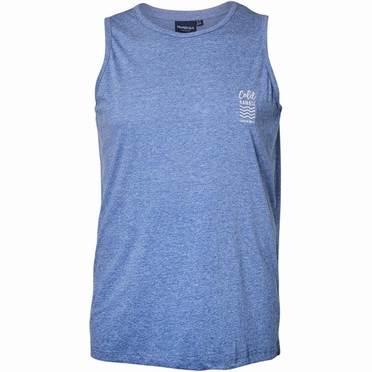 Replika tanktop Cold Hawaii, denim blue