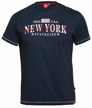 D555 T-shirt 'New York', navy