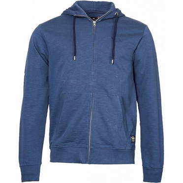 Replika Hooded vest met rits, navy blauw