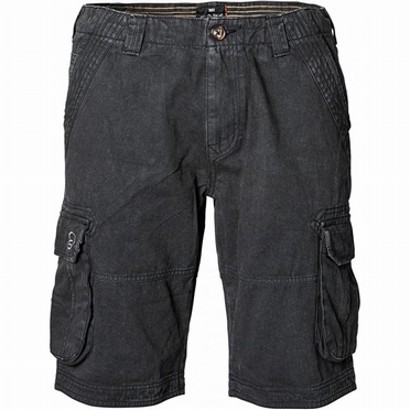 Replika cargo shorts, zwart