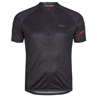 Fietsshirt korte mouw, zwart