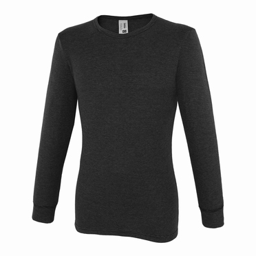 JEANS Thermo t-shirt lange mouw, zwart