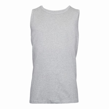 Replika tanktop effen unicolor, l.grijs melee