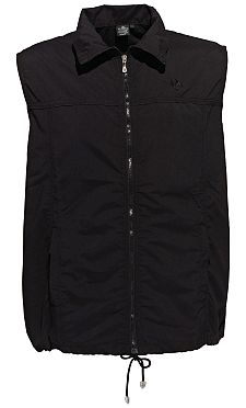 Ahorn Fitness mouwloos Vest microvezel, zwart