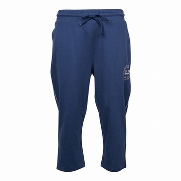 Replika sweat capri m. tricot boord, navy blue
