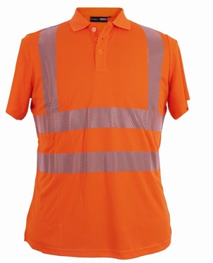 Veiligheids poloshirt, fluo oranje