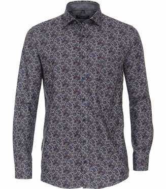 Casa Moda Kent overhemd LM Comfort Fit, paisley motief