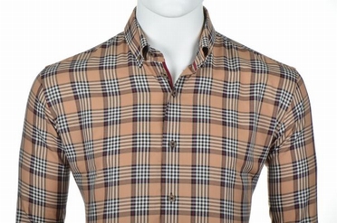 Culture overhemd regular fit AMSTERDAM, burberry print