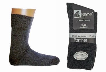 Panther Comfort sokken set van 2, antraciet