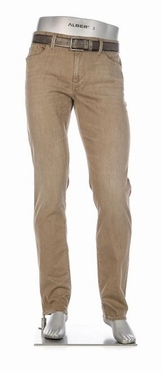 Alberto 5-pocket Regular Fit Organic cotton L34, beige