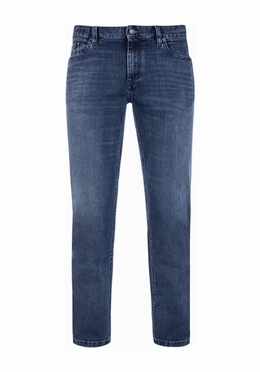 Alberto 5-pocket Regular Fit T400 stretch L32, denim