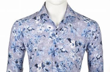 Eden Valley overhemd regular fit AMSTERDAM, blue flower