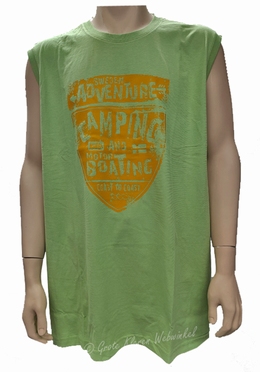 Ahorn tanktop 'Camping', vintage green