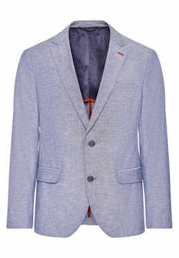 Gebr. Weis casual blazer Diego-A, steel blue