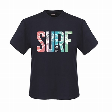 Adamo T-shirt print SURF, navy