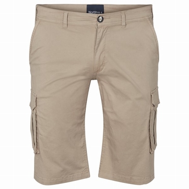 North 56°4 Cargo shorts met stretch, light sand