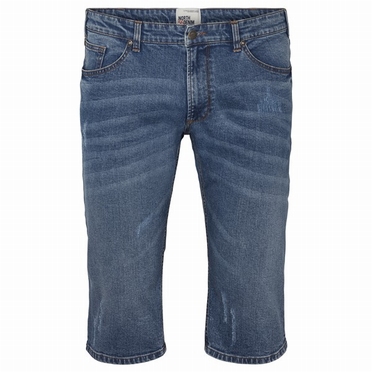 North 56Denim jeans capri m. stretch, blue used wash