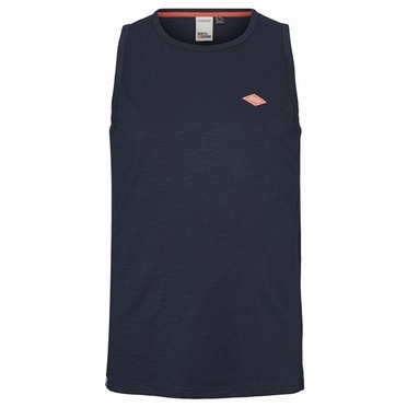 North 56Denim Singlet m. printje, navy