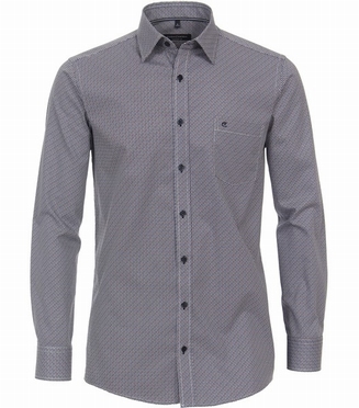Casa Moda Kent overhemd Casual Fit, blauw