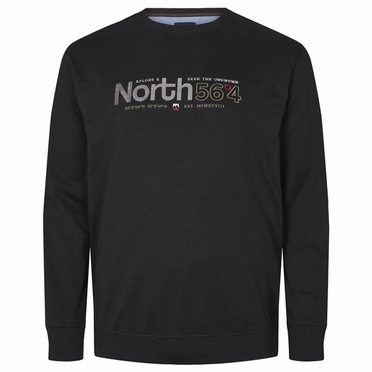 North 56°4 winter sweater 'North 56°4', zwart