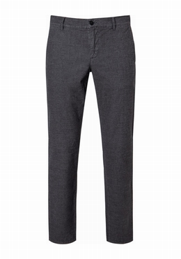 Alberto Chino Regular Fit Retro Wool Look L34, grijs