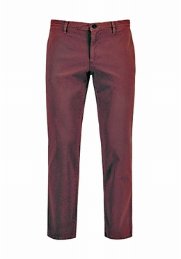 Alberto Chino Slim Fit Rob Twill L32, bordeaux